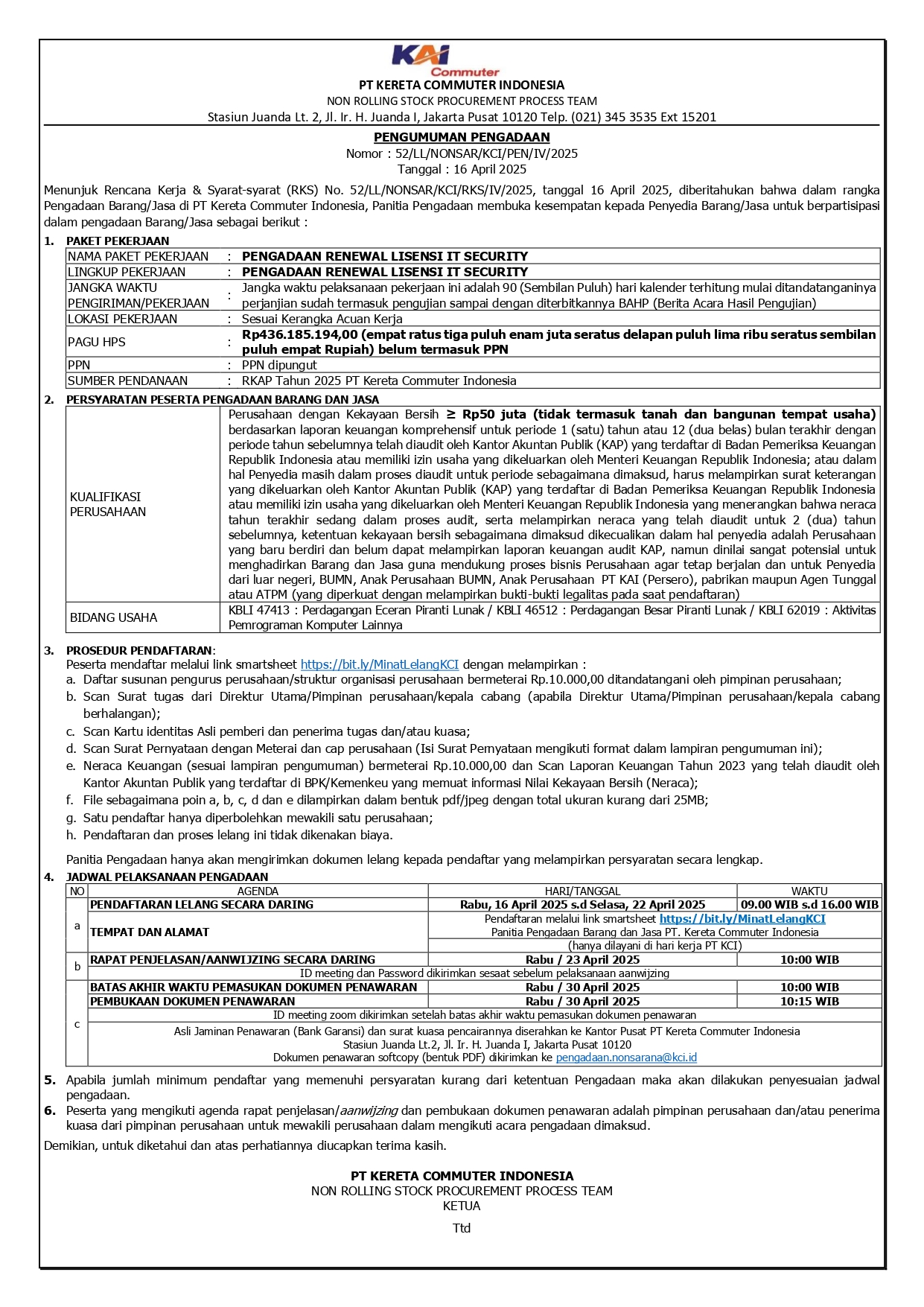2 pengumuman 52 pengadaan renewal lisensi it security page 0001